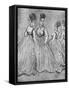 Four Ladies, 19th Century-Constantin Guys-Framed Stretched Canvas