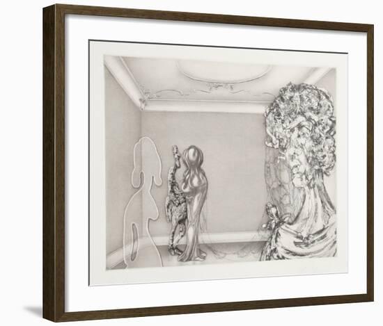Four Ladies in A Windowless Room-Rauch Hans Georg-Framed Limited Edition