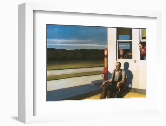 Four Lane road, 1956-Edward Hopper-Framed Premium Giclee Print