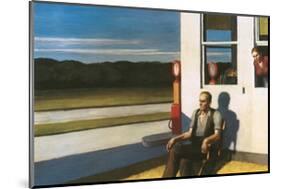 Four Lane road, 1956-Edward Hopper-Mounted Premium Giclee Print