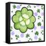 Four Leaf Clover-Valarie Wade-Framed Stretched Canvas