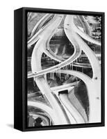 Four-Level Interchange at Turnpike-Philip Gendreau-Framed Stretched Canvas