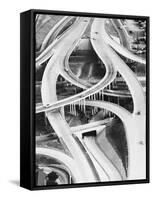 Four-Level Interchange at Turnpike-Philip Gendreau-Framed Stretched Canvas