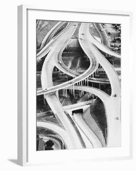 Four-Level Interchange at Turnpike-Philip Gendreau-Framed Photographic Print