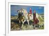 Four Loves I Found, a Woman, a Child, a Horse and a Hound-George Spencer Watson-Framed Giclee Print