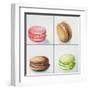 Four Macaroons-Jennifer Redstreake Geary-Framed Art Print