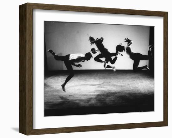 Four Male Members of the Limon Company Rehearsing-Gjon Mili-Framed Photographic Print