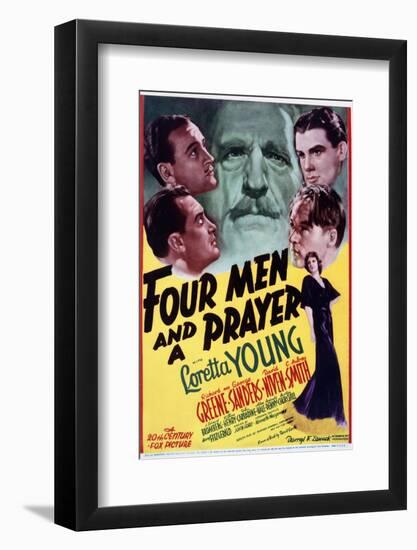 Four Men and a Prayer - Movie Poster Reproduction-null-Framed Photo