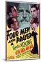 Four Men and a Prayer - Movie Poster Reproduction-null-Mounted Photo