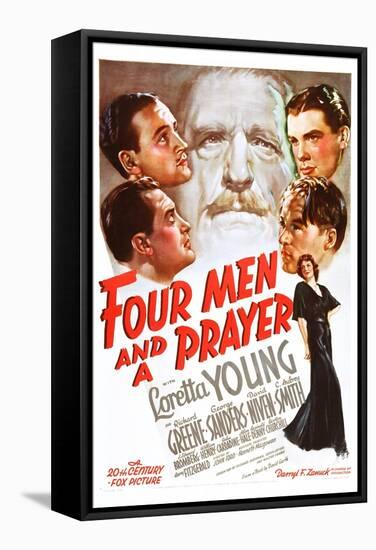 Four Men and a Prayer-null-Framed Stretched Canvas