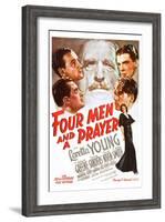 Four Men and a Prayer-null-Framed Art Print