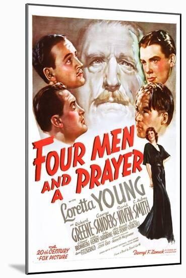 Four Men and a Prayer-null-Mounted Art Print