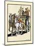 Four Men Riding On Top Of A Carriage Being Drawn By Four Horses-Edward Penfield-Mounted Art Print