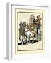 Four Men Riding On Top Of A Carriage Being Drawn By Four Horses-Edward Penfield-Framed Art Print