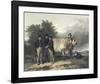 Four Men With A Bull-Richard Ansdell-Framed Premium Giclee Print