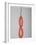 Four Mettwurst (Cured, Smoked Pork Sausages) on a Hook-Niklas Thiemann-Framed Photographic Print