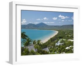 Four Mile Beach and Trinity Bay, Port Douglas, North Coast, Queensland, Australia-Walter Bibikow-Framed Photographic Print