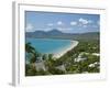 Four Mile Beach and Trinity Bay, Port Douglas, North Coast, Queensland, Australia-Walter Bibikow-Framed Photographic Print