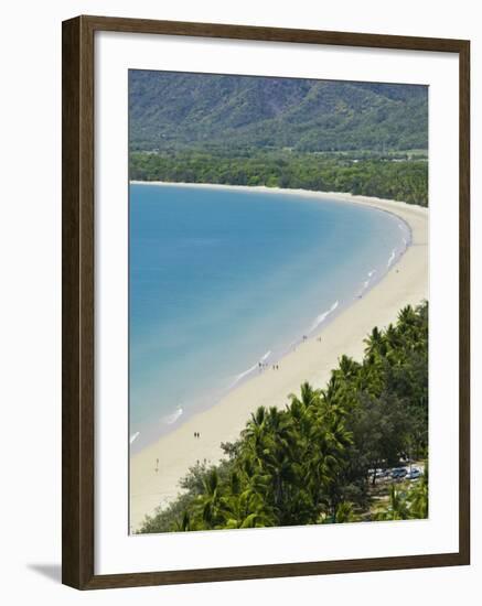 Four Mile Beach and Trinity Bay, Port Douglas, North Coast, Queensland, Australia-Walter Bibikow-Framed Photographic Print