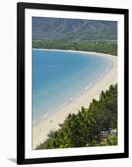 Four Mile Beach and Trinity Bay, Port Douglas, North Coast, Queensland, Australia-Walter Bibikow-Framed Photographic Print