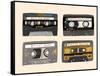 Four Mix Tapes-Mark Ulriksen-Framed Stretched Canvas