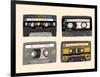 Four Mix Tapes-Mark Ulriksen-Framed Art Print