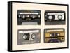 Four Mix Tapes-Mark Ulriksen-Framed Stretched Canvas