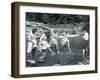 Four Models Kicking Water, 1958-null-Framed Premium Photographic Print