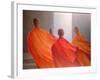 Four Monks on Temple Steps-Lincoln Seligman-Framed Giclee Print