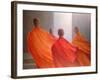 Four Monks on Temple Steps-Lincoln Seligman-Framed Giclee Print