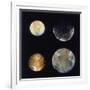 Four Moons of Jupiter, Io, Europa, Ganymede and Callisto, 1979-null-Framed Giclee Print