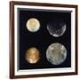 Four Moons of Jupiter, Io, Europa, Ganymede and Callisto, 1979-null-Framed Giclee Print