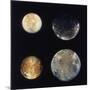 Four Moons of Jupiter, Io, Europa, Ganymede and Callisto, 1979-null-Mounted Giclee Print
