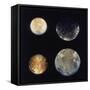 Four Moons of Jupiter, Io, Europa, Ganymede and Callisto, 1979-null-Framed Stretched Canvas