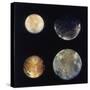 Four Moons of Jupiter, Io, Europa, Ganymede and Callisto, 1979-null-Stretched Canvas