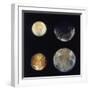 Four Moons of Jupiter, Io, Europa, Ganymede and Callisto, 1979-null-Framed Giclee Print