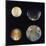 Four Moons of Jupiter, Io, Europa, Ganymede and Callisto, 1979-null-Mounted Giclee Print