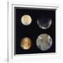 Four Moons of Jupiter, Io, Europa, Ganymede and Callisto, 1979-null-Framed Giclee Print