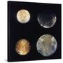 Four Moons of Jupiter, Io, Europa, Ganymede and Callisto, 1979-null-Stretched Canvas