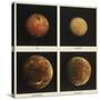 Four Moons of Jupiter. Io, Europa, Ganymede and Callisto, 1979-null-Stretched Canvas