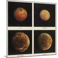 Four Moons of Jupiter. Io, Europa, Ganymede and Callisto, 1979-null-Mounted Giclee Print