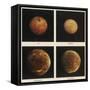 Four Moons of Jupiter. Io, Europa, Ganymede and Callisto, 1979-null-Framed Stretched Canvas