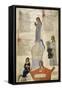 Four Muses (From Regia Carmina by Convenevole Da Prat)-Pacino Di Buonaguida-Framed Stretched Canvas