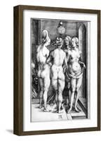 Four Naked Women or the Witches, 1497-Frank Cadogan Cowper-Framed Giclee Print