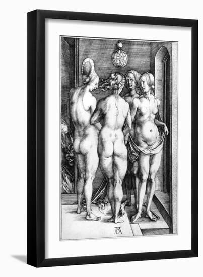 Four Naked Women or the Witches, 1497-Frank Cadogan Cowper-Framed Giclee Print