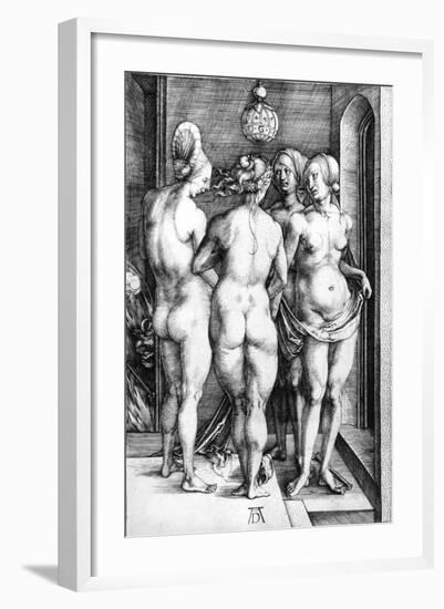 Four Naked Women or the Witches, 1497-Frank Cadogan Cowper-Framed Giclee Print