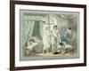 "Four O'Clock in the Country", Pub. 1788-Thomas Rowlandson-Framed Giclee Print