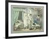 "Four O'Clock in the Country", Pub. 1788-Thomas Rowlandson-Framed Giclee Print