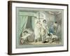 "Four O'Clock in the Country", Pub. 1788-Thomas Rowlandson-Framed Giclee Print