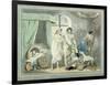 "Four O'Clock in the Country", Pub. 1788-Thomas Rowlandson-Framed Giclee Print